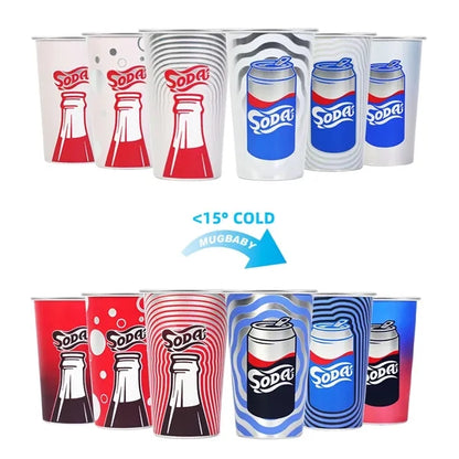Cold-Activated Aluminum Beer Cup