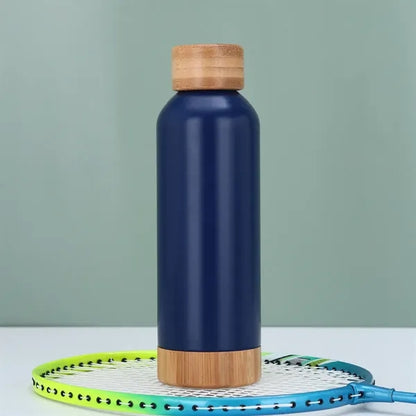 Bamboo Lid Sports Bottle