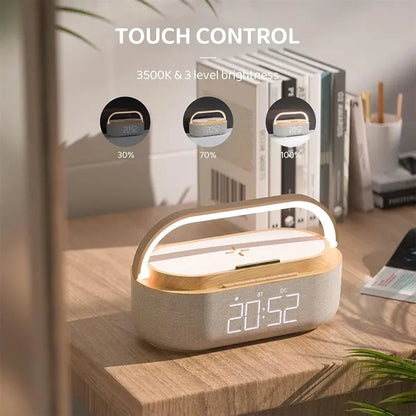 Bluetooth Speaker Alarm Clock Wireless Charger
