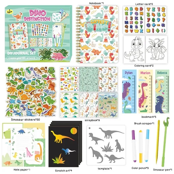 Dinosaur DIY Journal Set