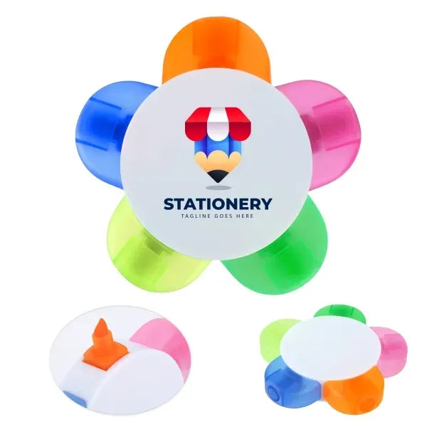 Flower Shape Highlighter W/5 Different Colors