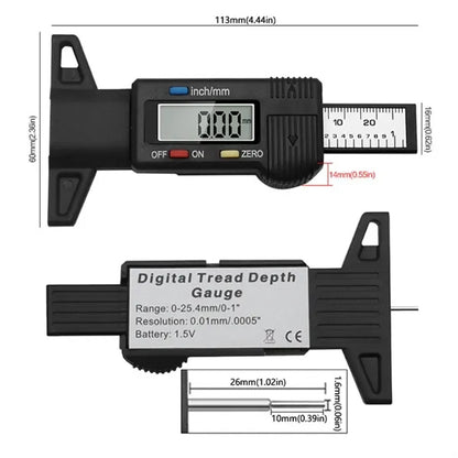 Tire Tread Depth Gauge