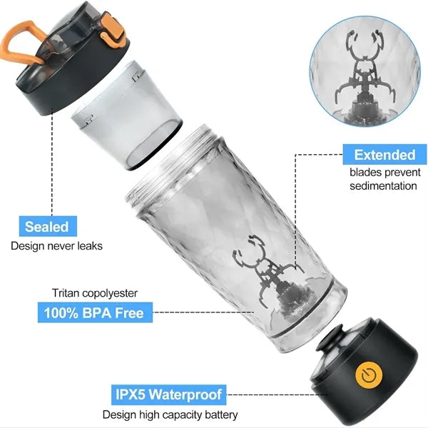 Electric Protein Shaker Bottle