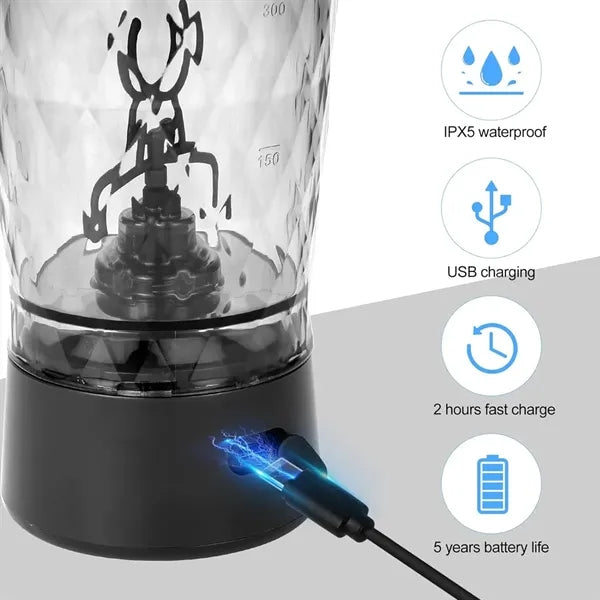 Electric Protein Shaker Bottle