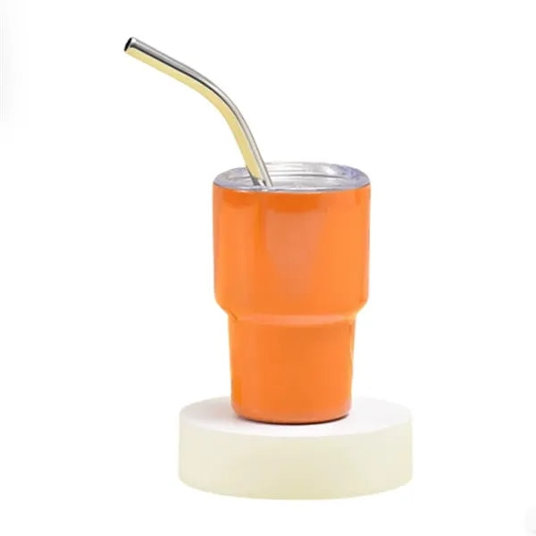 2oz Car Stainless Steel Vacuum Tumblers with Straw and Lid
