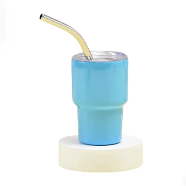 2oz Car Stainless Steel Vacuum Tumblers with Straw and Lid