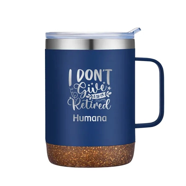 12 oz. Vacuum Mug with Cork Bottom