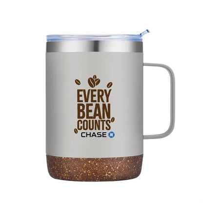 12 oz. Vacuum Mug with Cork Bottom