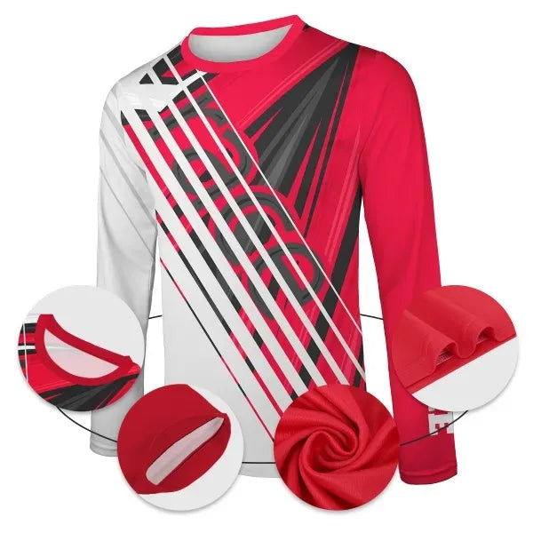 Full Color Sublimated Sunproof Long Sleeve Fishing T-Shirt