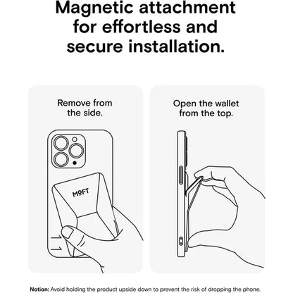 Magnetic Leather Phone Stand & Card Wallet