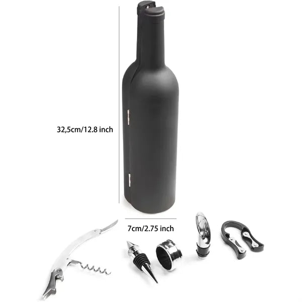 5-Piece Wine Bottle Corkscrew & Accessory Set
