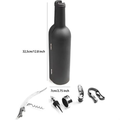 5-Piece Wine Bottle Corkscrew & Accessory Set