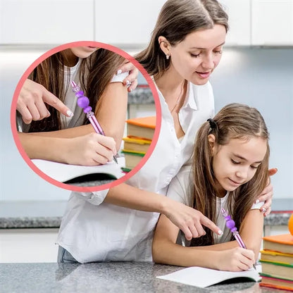 Beadable ballpoint pen