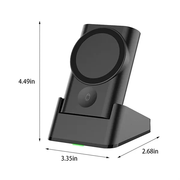 5000mAh 3 in 1 magnetic wireless charging mobile power bank