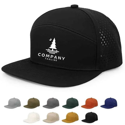 Adjustable Flat Brim Baseball Cap
