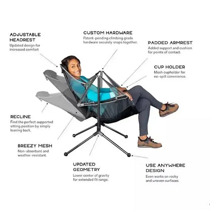 Folding Relaxed Outdoor Camping Rocking Chairr