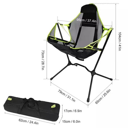 Folding Relaxed Outdoor Camping Rocking Chairr