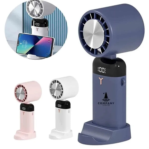 Portable Handheld Fan with Phone holder