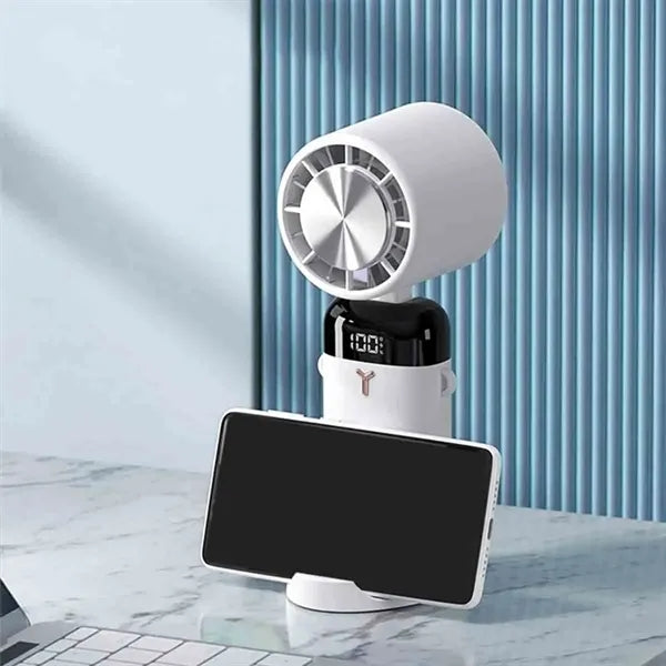 Portable Handheld Fan with Phone holder