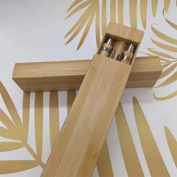 Metal hook bamboo wood handle touch head ballpoint pen