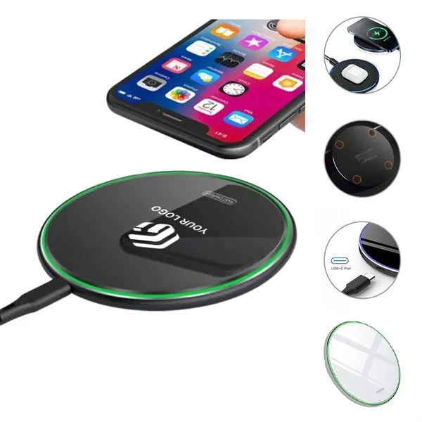Mini Compatible Phone Charging Pad Mat Fast Wireless Charger