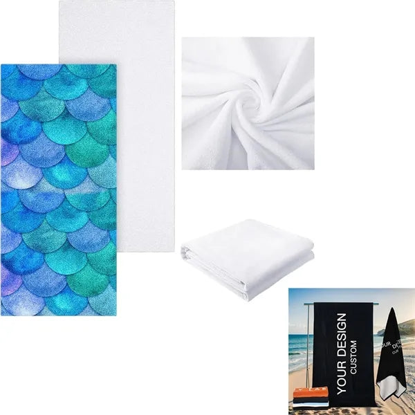 Sublimated Beach Towel