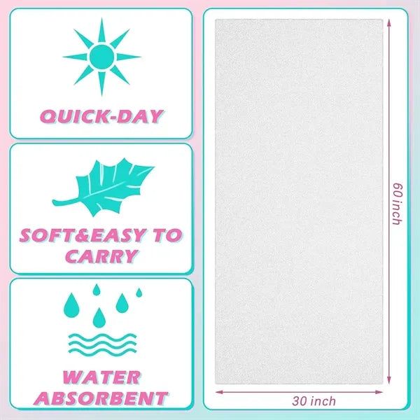 Sublimated Beach Towel