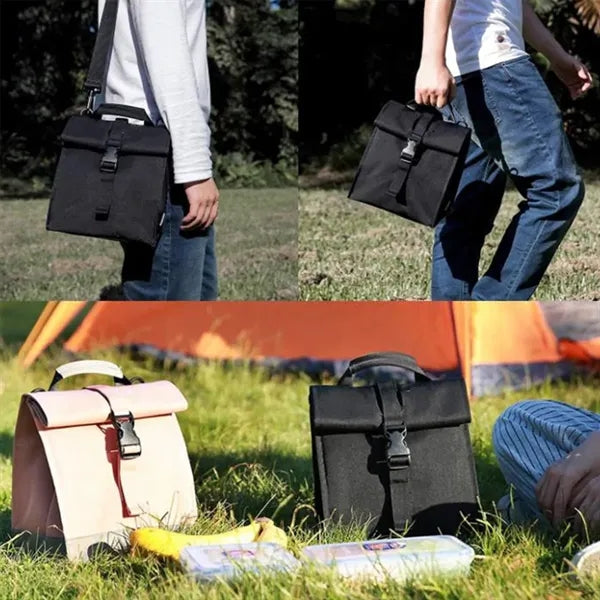 Multifunctional Crossbody Oxford Cloth Foldable Lunch Bag