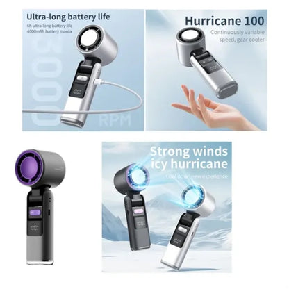 4000mAh Foldable Summer Cooling Handheld Fan