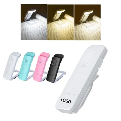 USB Charge Mini Night Light Book Clip Lamp