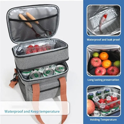 Insulated Cooler Large Lunch Box