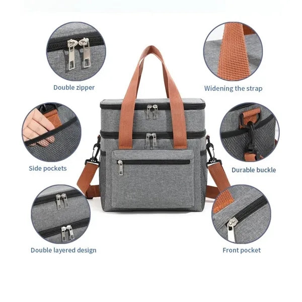 Insulated Cooler Large Lunch Box