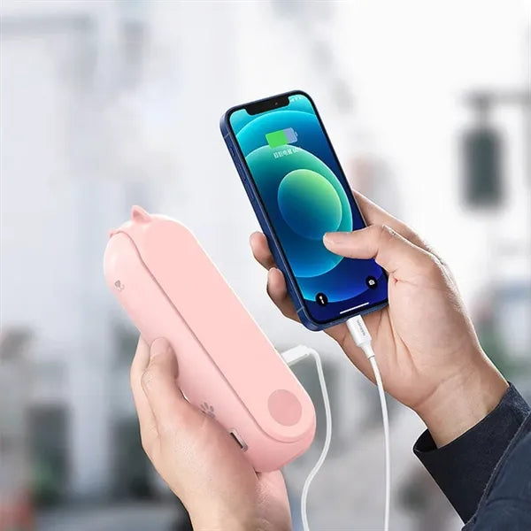 Personal Foldable Pocket Fan with Power Bank