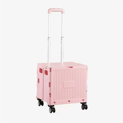 4 Rotate Wheels Folding Utility Cart