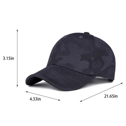Outdoor casual simple camouflage sun visor baseball cap