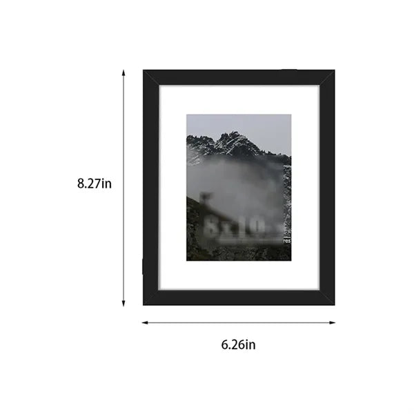 7 inch rectangular DIY couple memorial wooden photo frame