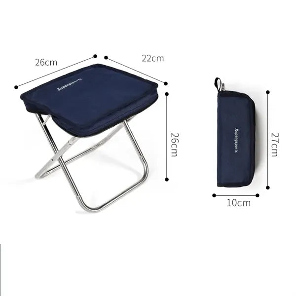 Aluminum Folding Camping Stool Chair
