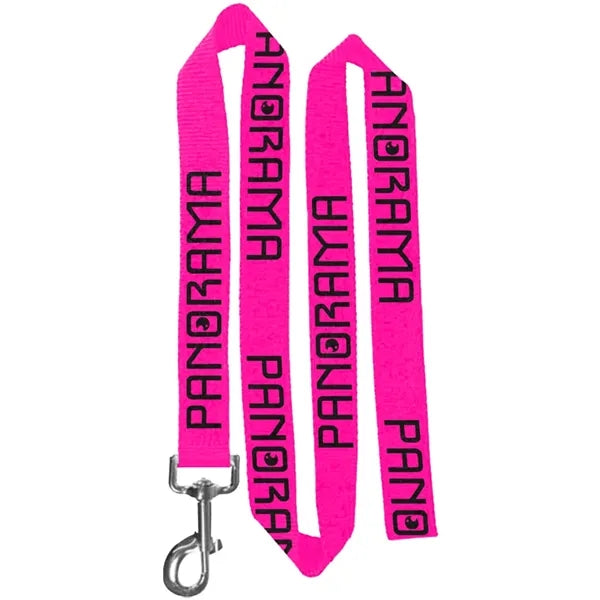 72"L Polyester Pet Leash with Metal Carabiner