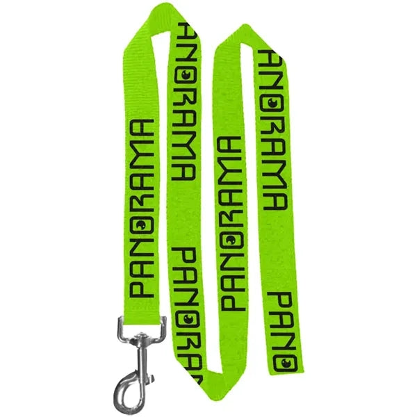 72"L Polyester Pet Leash with Metal Carabiner
