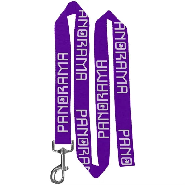 72"L Polyester Pet Leash with Metal Carabiner