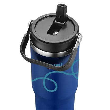 30 oz. Vacuum Travel Mug with Carrier Handle