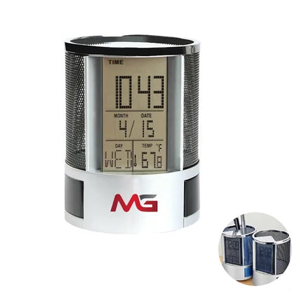 Clock Pen Holder