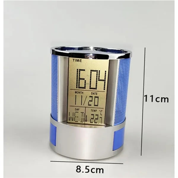 Clock Pen Holder