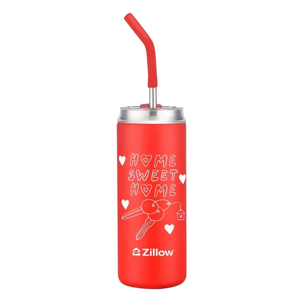 20 oz. Vacuum Tumbler with Straw