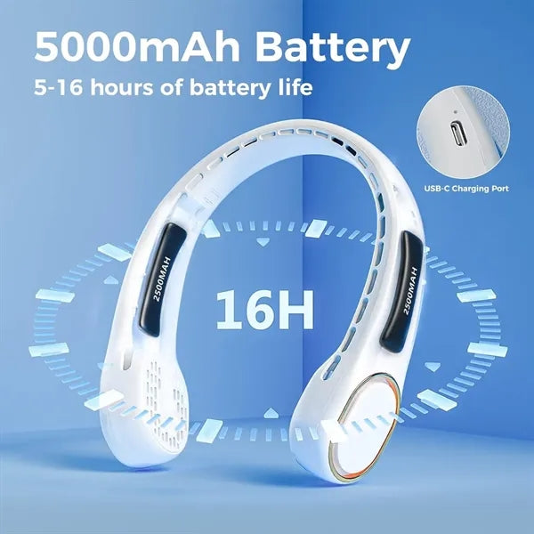 USB Rechargeable Bladeless Neck Fan