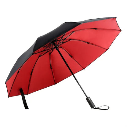 Windproof Double Layer Folding Inverted Umbrella  Auto-Open