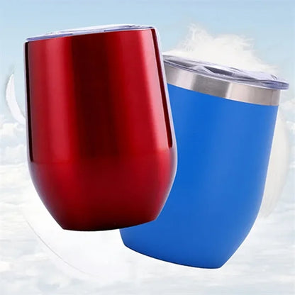 12oz stainless steel creative U-shaped red wine thermos cup