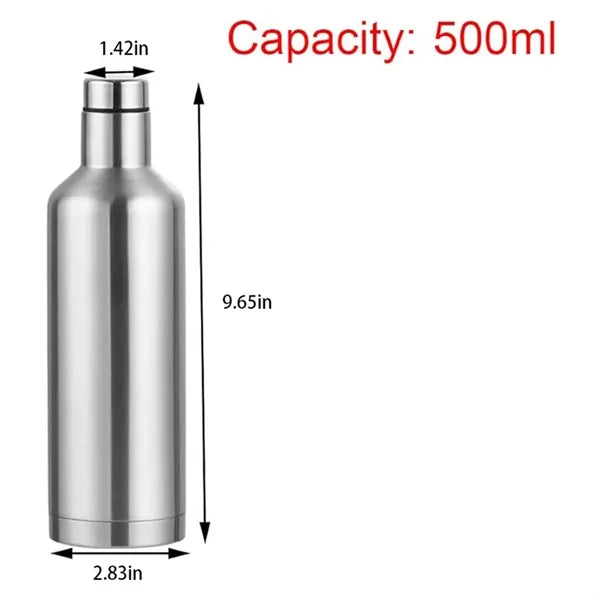 Stainless Steel Champagne Red Wine Bottle Gift Box Set