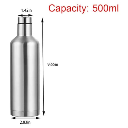 Stainless Steel Champagne Red Wine Bottle Gift Box Set