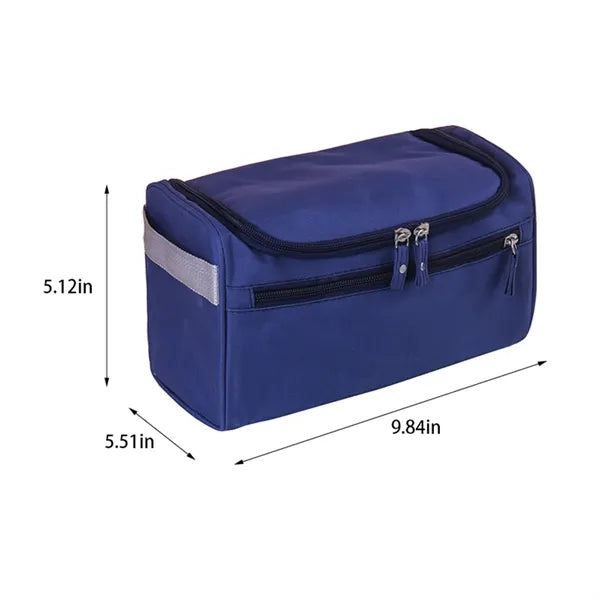 Multifunctional portable travel toiletries cosmetics bag